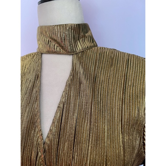 House of Harlow 1960 x REVOLVE Gold Lynn Blouse - Picture 7 of 9